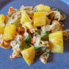 Салат из ананасов кусочками Дольче Лав по-гавайски